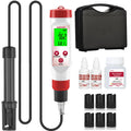 Dissolved Oxygen Meter Test Kit,Pond Oxygen Tester,DO Meter with Replaceable Membrane Cap, Zero Oxygen Water, Electrolyte,for Pond Aquarium Wastewater 0.0-40.0 mg/L