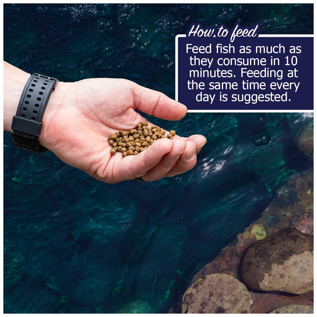 Natural Waterscapes Game Fish Food Variety | 40 lb Bulk Fish Food Pellets | Feed to Bass, Bluegill, Trout, Catfish, Tilapia