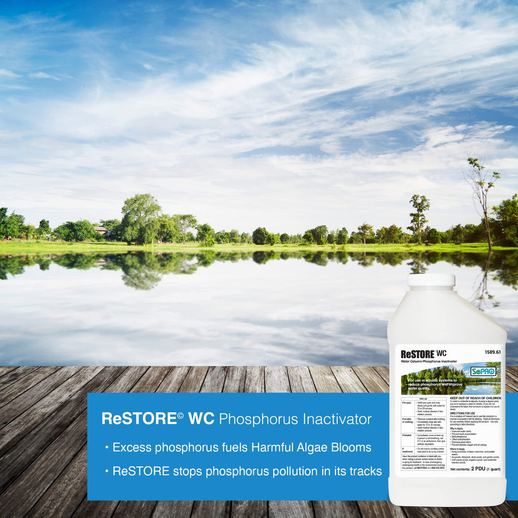 Proactive Aquatic Treatment Kit - Systemic Herbicide & Nutrient Binder for Lasting Clarity (Sonar Infinity + Restore WC)
