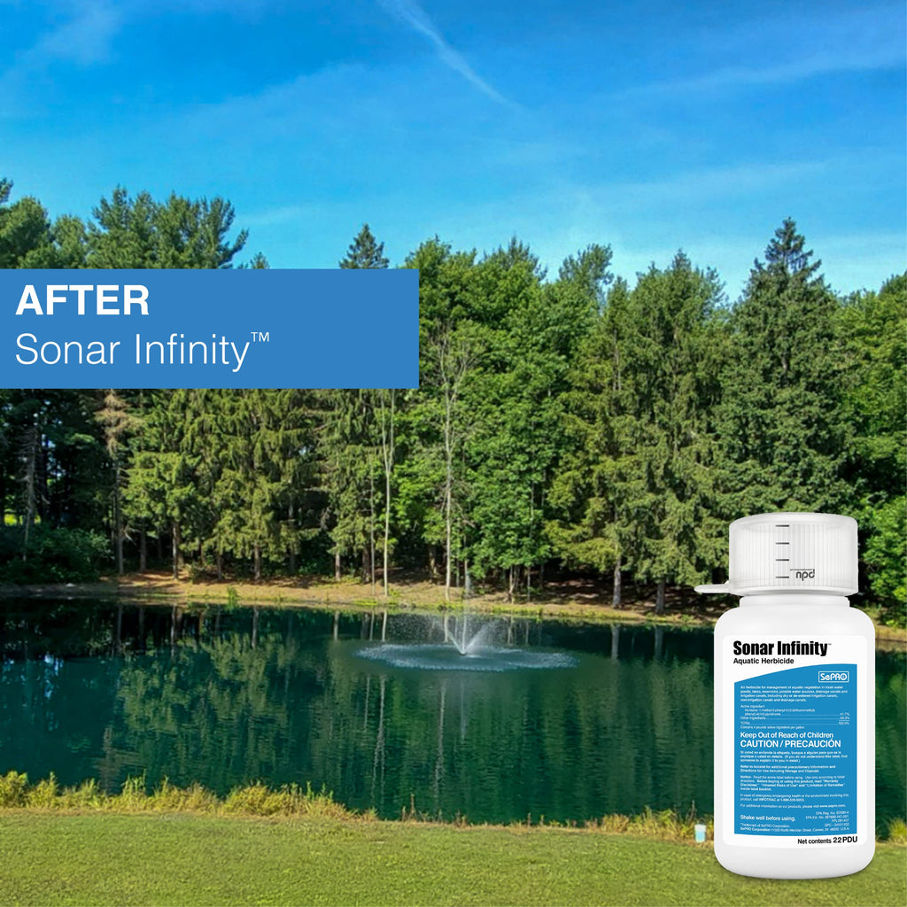 Proactive Aquatic Treatment Kit - Systemic Herbicide & Nutrient Binder for Lasting Clarity (Sonar Infinity + Restore WC)