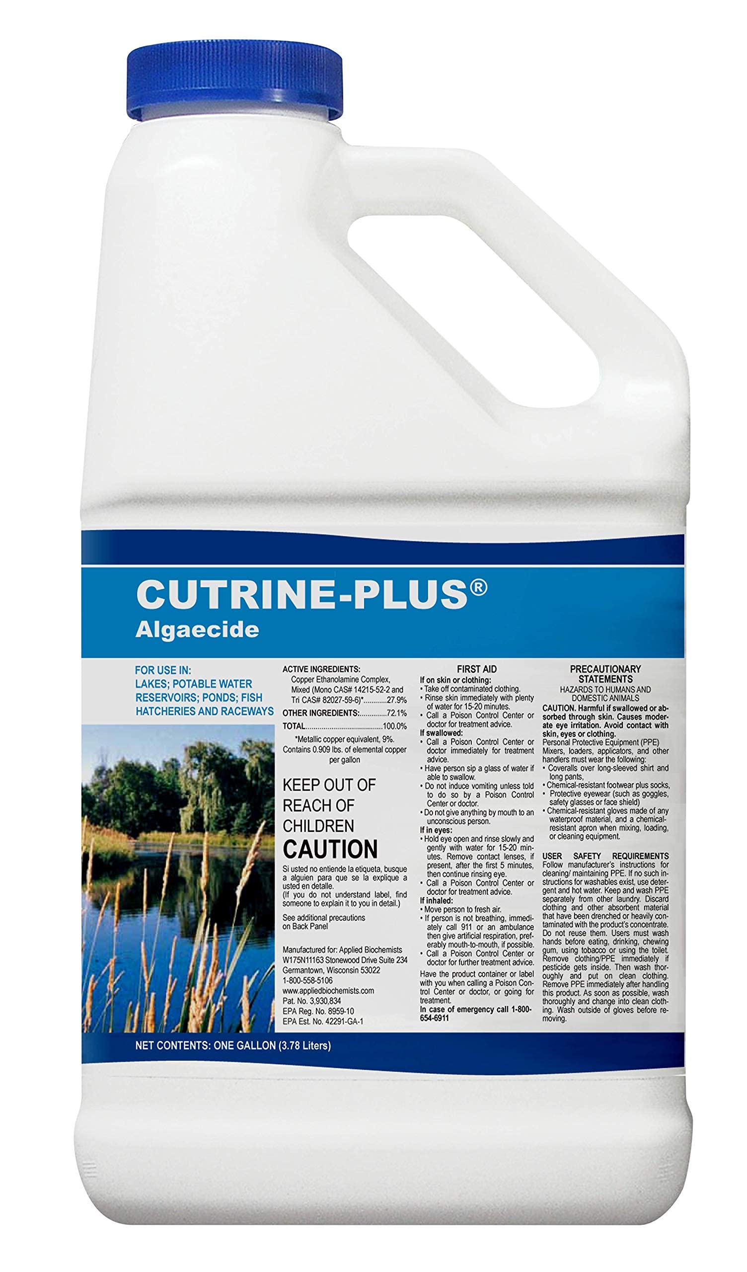 APPLIED BIOCHEMISTS All-in-One Vegetation Control Bundle - Knock Down Algae Effectively & Control Weeds Systemically (Cutrine Plus + Sonar RTU)